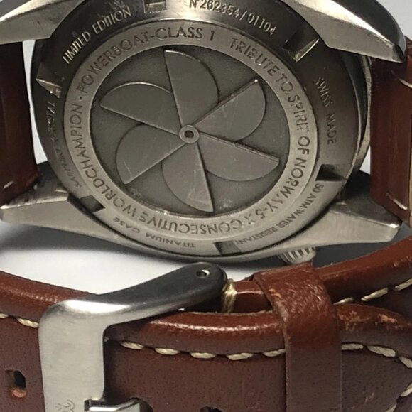 EDOX SPIRIT OF NORWAY LIMITED EDITION ONLY 102 MADE POWERBOAT CLASS 1 WATCH - Picture 9 of 10